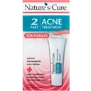 Nature's Cure 2 Part Acne טיפול עבור נשים 60 טבליות 1 oz Cream (Pack של 7)
