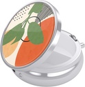 Nipichsha Pill Box, Small Pill Case for Purse & Pocket, Cool Travel Medicineer, Portable Medicine Container Holder to Hold ויטמינים, תרופות, שמן דגים ותוספים, צמחים טרופיים