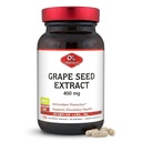 אולימפיה מעבדות Grape Seed לחלץ 400 מ"ג קפסולות טבעוניות | תמיכה בריאות הלב & Immune, Antioxidant - 100 Count