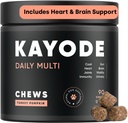 Kayode Daily Multi - כלב Multivitamin & Superfood Chew תוספת מזון לכלבים גדול גם עבור גורים.