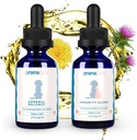 פרנה פיטרס Adrenal Immunity משטרn | Adrenal Balance for Dogs with Cushing's & Immunity Band Supplement for Dogs & Cats