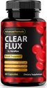 Clear Flux Pills, קפסולות ClearFlux הרשמי, All-Natural Support, Premium Support to Keep Stable Levels & Healthy Circulation, All Natural Clear Flux Health Reviews (60 קפסולות)