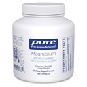 טהור Encapsulations Magnesium (Citrate / Malate) - תוסף מגנזיום לתמיכה בזמינות תזונתית, אנרגיה, עצמות ובריאות לב * - עם Magnesium Citrate & Malate - 180 קפסולות