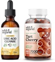 Wild & אורגני Uric Acid נקה טיקטור 2 fl oz & Tart Cherry Gummies
