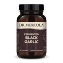 Dr. Mercola Fermented Black Garlic - תוסף Antioxidant - עבור Immune, cell & Heart Health Support - כולל S-Allyl-Cysteine - non-GMO, Gluten-Free & Soy-Free - 60 קפסולות (30 משרתים)