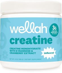 Wellah Creatine לנשים (50 משרתות, Unflavored) - Creatine Monohydrate with Dandelion & Cranberry לחלץ
