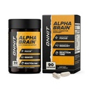 OnNIT Alpha Brain Nootropic Brain Supplement for Focus, Memory, Mental Clarity, תמיכה קוגניטיבית עם L-theanine ו- ויטמין B6, 90 Count