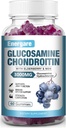 1 Pack 3000mg Glucosamine Chondroitin עם MSM חניכיים & Elderberry, תוספת כוח תמיכה משותפת בריאות, גמישות, Antioxidant, Immune תוספת מסטיקמי למבוגרים, גברים ונשים 60 ספירות