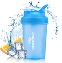 Prodigy Nutrition Labs Premium Shaker Bottle Perfect for Protein Shakes and Pre Workout -14 Ounce (כחול)