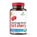 Super Power CherryPURE Tart Cherry Supplement - 50:1 ריכוז גדל בארה"ב - Made with non GMO Montmorency Cherries - על ידי SolaGarden Naturals. 60 Non GMO Veggie כמוסות