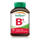 ג'יימיסון ויטמין B6 (Pyridoxine) 100 מ"ג, 100 טבליות