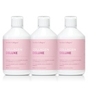 Collagen Deluxe 500 מ"ל x 3 I 8 Week Bundle I 12500 מ"ג Marine Collagen (Type I & III) I Hyaluronic Acid, Biotin, ויטמין C I Sugar-Free - 8 שבועות אספקה