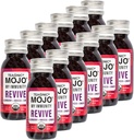 TEAONIC My Immunity Mojo: Revive, Herbal Juice, Herbal Supplement with Elderberry, Hibiscus וג'ינג'ר, USDA-Certified Organic, Vegan, Gluten-Free, 12 Packs, 2 Fl. Oz כל אחד.