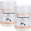 (Pack of 2) Hi Well Premium Pure New Zealand Bovine Grass-Fed Colostrum אבקת 100% 100g