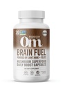 OM MUSHROOM SUPERFOOD Brain דלק Mushroom אבקת קפסולות Superfood, 90 Count, 30 ימים, Lion's Mane, Reishi בלפסט, בהירות נפשית, תוספת Mushroom