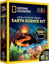 National Geographic STEM Science Kit - 15+ ניסויים, Crystal growth, Volcano Kit, Dig Kits & Gemstones for Kids