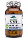 שינה טבעית עם ולריאן אורגני, Chamomile, Passion Flower, Skullcap, Melatonin, Hops & More - 60 קפסולות טבעוניות