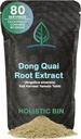 Holistic Bin Dong Quai Root אבקת לחלץ - Wild Harvested Angelica Sinensis - נשים ג'ינסנג Herb עבור בריאות נשים תה - מופק עבור Absorption משופרת - גדל ביפן - 80 גרמים