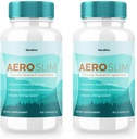 (2 Pack) AeroSlim כמוסות - תוספי תזונה של AeroSlim עבור בריאות במשקל מתקדמת, גלולות כוח מקסימלית All-Natural עבור Targeting Belly Fat, Weight Management Formula, Aero Slim (120 קפסולות)