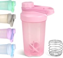 D.Y.A 16oz Shaker Bottle,Leak Proof Sports Shaker Cups for Protein Shakes,Shaker Bottle for Pre Workout and Travel to Go, BPA Free & Easy Clean Protein Shaker Bottle, Philipnk