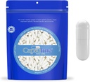 Capsuline Colored Size 0 פסולת גליטין לבן / לבן 50000 הרוזן | מיוצר בצפון ודרום אמריקה ;Kusher & Halal Certified