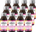 TEAONIC My Gutjo: Digest, Detox Drinks For Better Digestion, עם Cranberry, ג'ינג'ר, Cinnamon, USDA-Certified, Sugar-Free, Caffeine-Free Drinks, 12 בקבוקי בקבוק, כל אחד Weighing 2 Fl Oz Oz