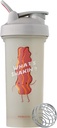 בלנדר בוטל Just for Fun Classic V2 Shaker Bottle Perfect for Protein Shakes and Pre Workout, 28-Ounce, What's Shakin'