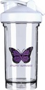 מודעות Epilepsy 18 Ounce Shaker בקבוק משקה Mixer Leak-הוכחה טרום חלבון Shakes Meal החלפת Shakes לבן לבן