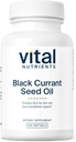 Vital Foodsents - Black Currant Seed שמן - אומגה 6 שומן המכיל - גאמה Linolenic Acid (GLA) - Cartilage, Joint, and Nerve Function Support - 100 Softgels לכל בקבוק
