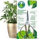 Premium Houseplant Scisors | 100% Stainless Steel, Ultra-Precise Garden Clippers for Proagation & Trimming | Rust-Resistant, Easy Clean Pruning Shears
