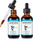 Kennel Cough for Dogs- Kennel Cough Treatment, תוספי מזון טבעיים לכלבים, Gentle Dog Congestion Relief (2 Fl Oz)