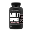 NutraBio Multisport for Women - Womens MultiVitamin - 33 ויטמינים, מינרלים, מיקרו-תזונה - עשיר באנטיoxidants - תומך בביצועים של פסגות אתלטיק, אנרגיה, מטאבוליזם (120 קפסולות ירקות)