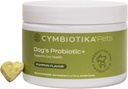 כלב CYMBIOTIKA Proביוטיקה+, Probiotics for Dogs, Gut Health & Immune Support Supplement with Digestive Enzyme and Green בלנדר, Prebiotics, Postbiotics, for Dogs, Pumpkin Flavor, 50 צ'רדסים