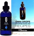 Omni Drops דיאטה טיפות עם ויטמין B12 - 4 oz עם מדריך התוכנית