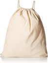 TBF 12 Pack Bulk Cotton Canvas מושך תרמילים (14 "W x 18" H) - מושלם עבור DIY, Crafts, Events & More