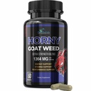 Hory Goat Weed תוספת כוח - עם Maca, L-Arginine, גיינסנג - Boost Desire, Performance, Stamina, Energy, non-GMO Formula, 60 קפסולות