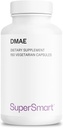 סופר חכם - DMAE תוסף 390 מ"ג ליום (Dimethylaminoethanol) - מ DMAE Bitartrate - Choline Production | Non-GMO & Gluten Free - 150 קפסולות צמחוניות