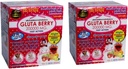 2 Boxes Gluta Berry Glutathione ו-Colagen Drink Punch