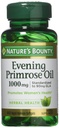 שמן חג המולד של Nature's Bounty Evening Primrose Oil, 1000 מ"ג, 180 Softgels (3 X 60 ספירת בקבוקים)