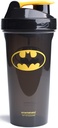 Smartshake Lite Justice League חלבון שאקר בקבוק 800 מ"ל - DC Comics Bottle, Leakהוכחה BPA Free Gym Shakerבק לחלבון שקד ואבקת חלבונים - באטמן הלוגו