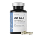 מעבדות GABA בריאות - Calm Mind & מרגיעה, הקלה מתח, תמיכה נוירוטרנסמיטר ושינה עמוקה - GABA, טאורין, Passionflower, Skullcap, L-theanine & Magnesium - תוסף non-GMO - 90 קפסולות