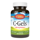 קרלסון - C-Gels, 1000 מ"ג, ויטמין C Softgels, Immune Support & Heart Health, ויטמין C Softgels, Antioxidant, ויטמין C, 100 Softgels
