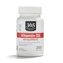 365 על ידי Whole Foods Market, ויטמין D3 2000 IU, 250 ct