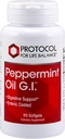 פרוטוקול Pepperנט G.I - לתמיכה בבריאות העיכול* - עם Pepperנט, שמן ג'ינג'ר ופנל שמן - Enteric-Coated - חלב חינם והאלל - 90 Softgels