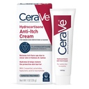 CeraVe 1% hydrocortisone Anti-Itch Cream, הקלה ללא ריח עבור אקסזמה-Prone & יבש עור, 1 Ounceceone