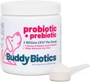 באדי Biotics Probiotic + Prebiotic for Dogs- Gut Flor Health, Digestive and Immune Health, Diarrhea ו- Bowel Support - 5 מיליארד CFU ל-Cop
