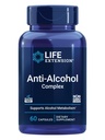 Life Extension Anti-Alcohol Complex, ויטמין C, אבץ, Grape Seed, Milk Thistle, Clove Extract, תומך במטבוליזם של אלכוהול בריא ותפקוד Liverre אופטימלי, Gluten-Free, non-GMO, 60 קפסולות