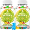 Calcium Magnesium Zinc תוספת עם ויטמין D3, סוכר חינם Calcium חניכיים עבור נשים גברים, גבוה כוח מגנזיום מגנזיום חניכיים עבור העצם & שריר ובריאות החיסון, מעורב פלברס - 120 ספירה