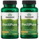Swanson PectiPure Modified Citrus Pectin-Supports Digestive Health and cell Health-Delivers מינימום של 82% Galacturonic Acid-Natural Wellness (60 קפסולות, 600 מ"ג כל) 2 Pack